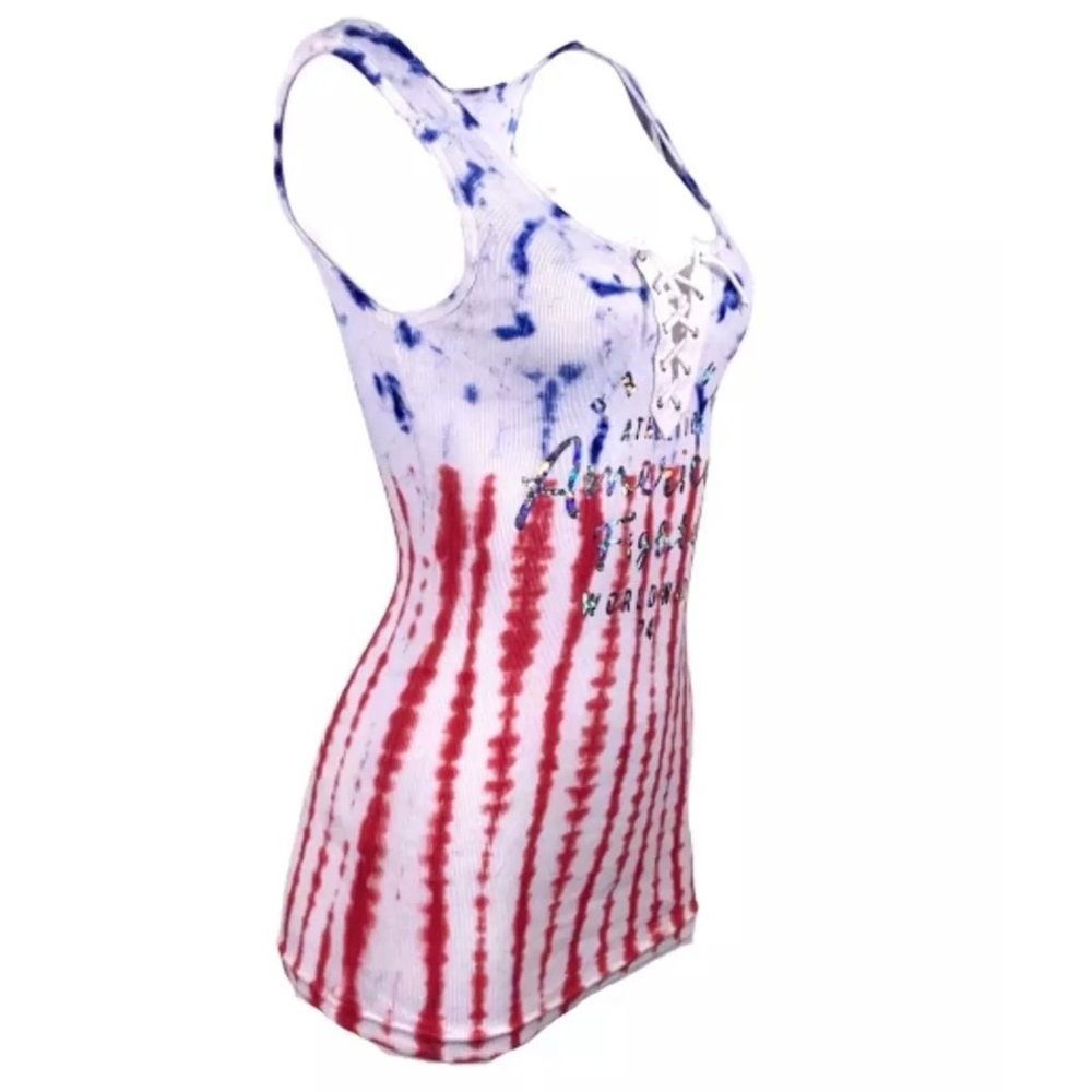 AMERICAN FIGHTER Women's T-Shirt TANK LA SIERRA - Picture 7 of 11